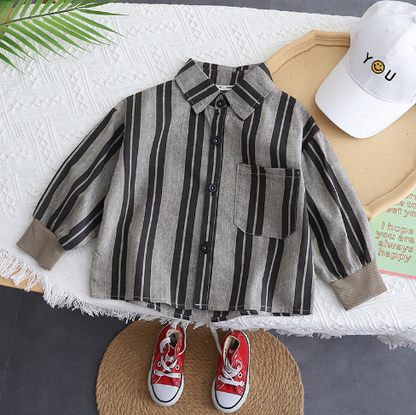 Pure Cotton Thin Spring and Autumn Kids' Clothing
