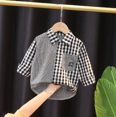 Pure Cotton Thin Spring and Autumn Kids' Clothing