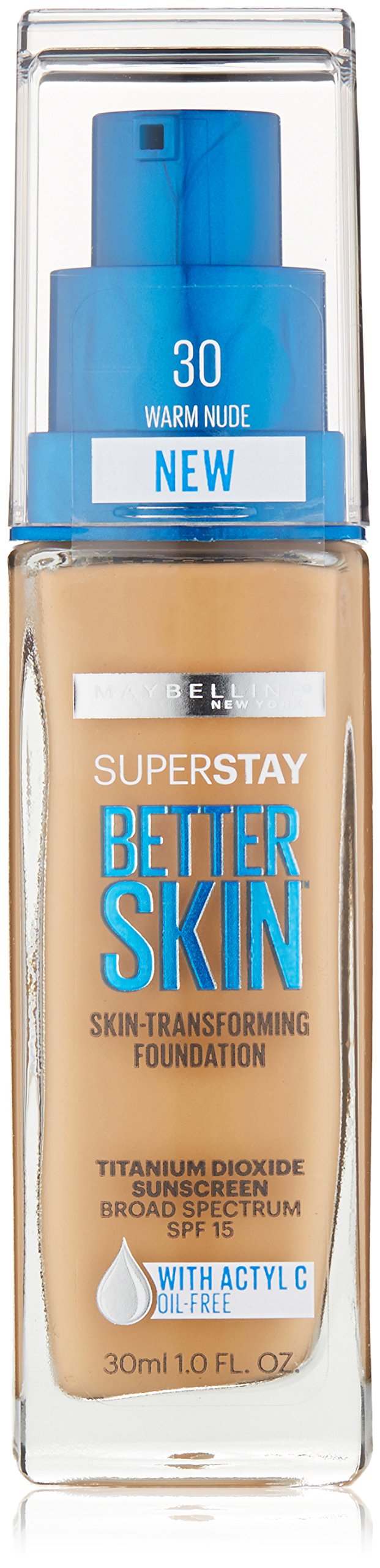 Maybelline New York Superstay Better Skin Foundation Warm Nude 1 Fluid Ounce