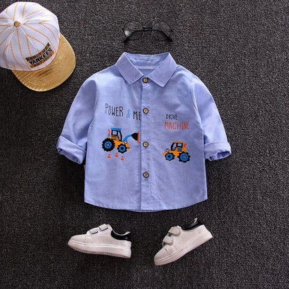 Pure Cotton Thin Spring and Autumn Kids' Clothing