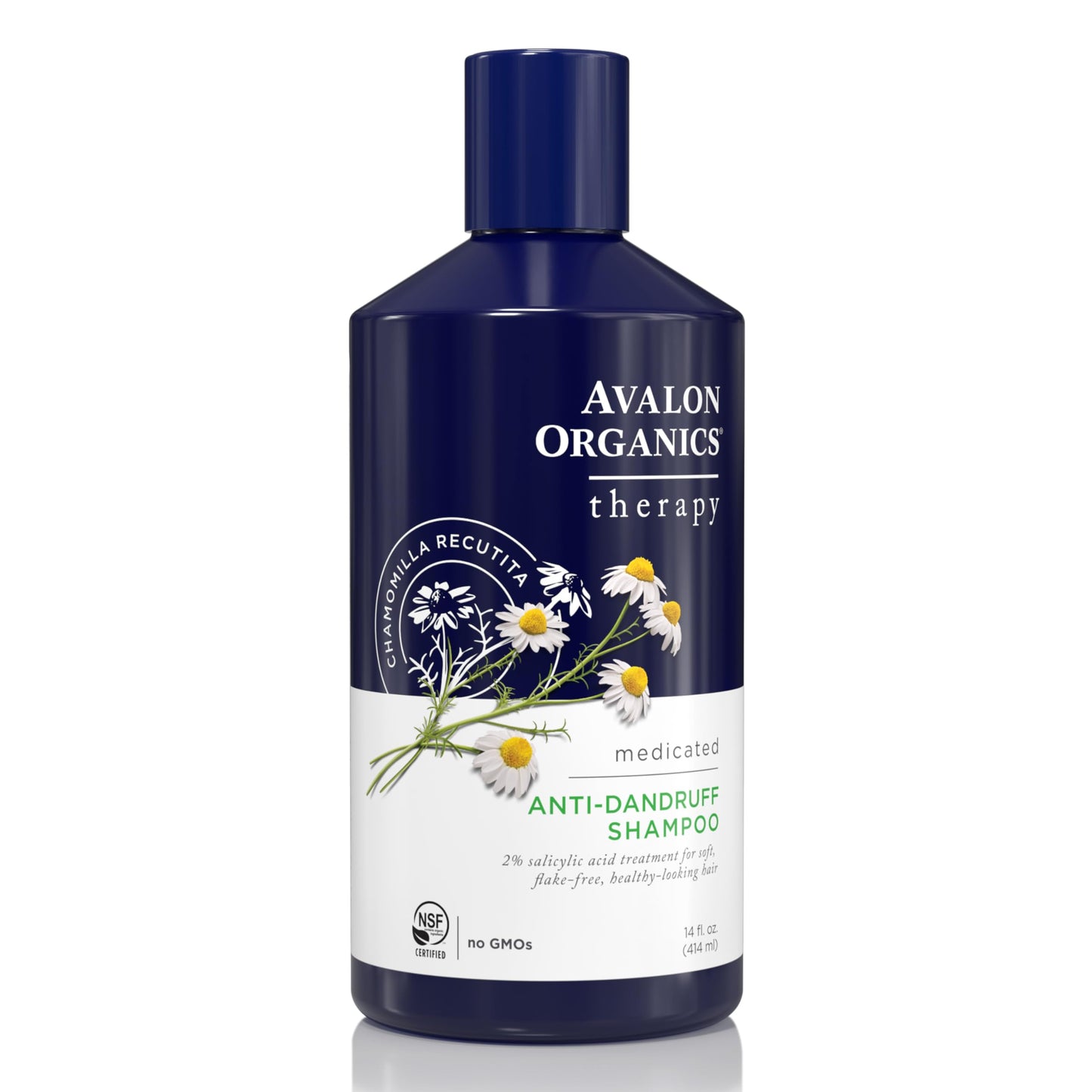 Avalon Organics Therapy Medicated Anti-Dandruff Shampoo for Soft Flake-Free Hair 14 Fluid Ounces