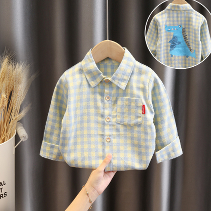 Pure Cotton Thin Spring and Autumn Kids' Clothing