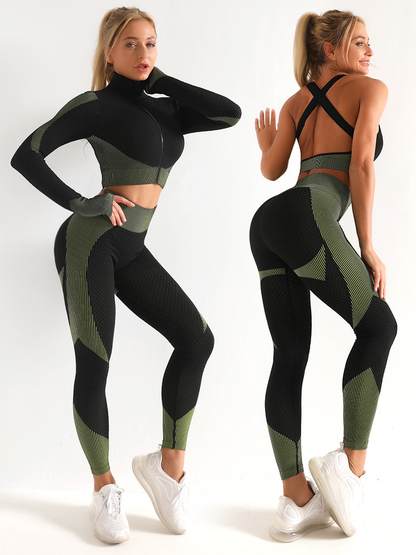 Seamless Women's Yoga Sportswear Set
