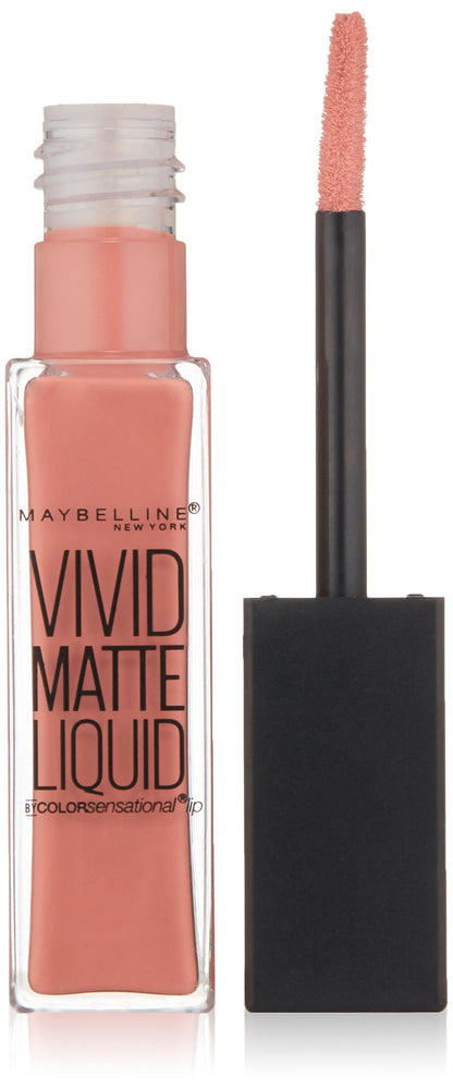 Maybelline New York Color Sensational Vivid Matte Liquid Lipstick Nude Flush 0.26 fl. oz.